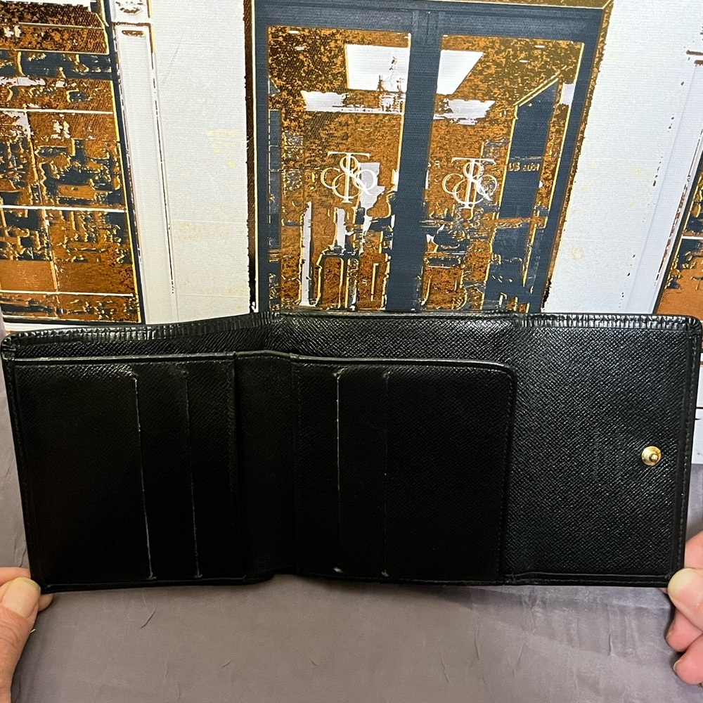 Louis Vuitton Black Epi Leather Wallet - Picture 6 of 8